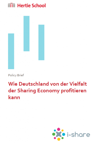 Das Bild zeigt das Titelbild des i-share Policy Briefs